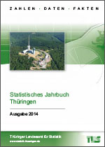 Titelbild der Veröffentlichung „Statistisches Jahrbuch Thringen, Ausgabe 2014“