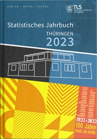 Titelbild der Veröffentlichung „Statistisches Jahrbuch Thringen 2023“