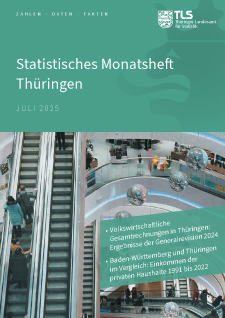 Veröffentlichung „Statistisches Monatsheft Thüringen Juli 2025“ im PDF-Format Veröffentlichung „Statistisches Monatsheft Thüringen Juli 2025“ im PDF-Format
