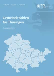 Titelbild der Veröffentlichung „Gemeindezahlen fr Thringen, Ausgabe 2020“