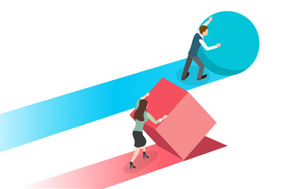 zur Pressemitteilung 040 vom 26. Februar 2026: „Zum Equal Pay Day: Gender Gap Arbeitsmarkt 2025 in Thüringen bei 23 Prozent“ im PDF-Format