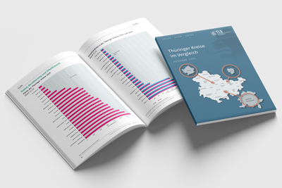 zur Pressemitteilung 072 vom 27. März 2026: „Ausgabe 2025 der Veröffentlichung „Thüringer Kreise im Vergleich“ erschienen<br><thin>Ärztlicher Versorgungsgrad verbesserte sich</thin>“ im PDF-Format