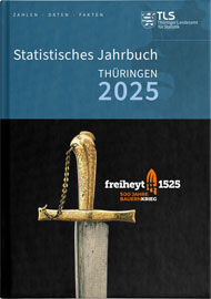 Veröffentlichung „Statistisches Jahrbuch Thüringen 2025“ im PDF-Format Veröffentlichung „Statistisches Jahrbuch Thüringen 2025“ im PDF-Format