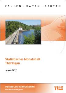 Titelbild der Veröffentlichung „Statistisches Monatsheft Thüringen, Januar 2017“