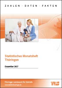 Titelbild der Veröffentlichung „Statistisches Monatsheft Thüringen, Dezember 2017“