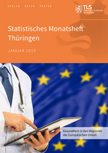 Titelbild der Veröffentlichung „Statistisches Monatsheft Thüringen Januar 2019“