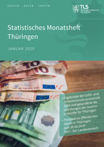 Titelbild der Veröffentlichung „Statistisches Monatsheft Thringen Januar 2020“