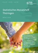 Titelbild der Veröffentlichung „Statistisches Monatsheft Thüringen März 2020“