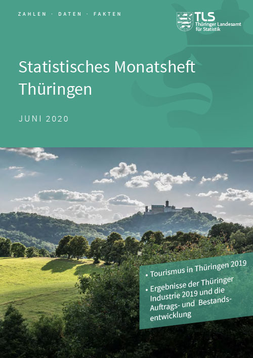 Titelbild der Veröffentlichung „Statistisches Monatsheft Thüringen Juni 2020“