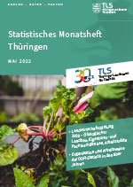 Titelbild der Veröffentlichung „Statistisches Monatsheft Thüringen Mai 2022“