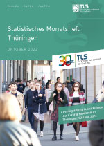 Veröffentlichung „Statistisches Monatsheft Thüringen Oktober 2022“ im PDF-Format