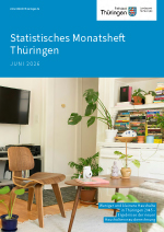 Titelbild der Veröffentlichung „Statistisches Monatsheft Thüringen Juni 2026“