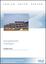 Titelbild der Veröffentlichung „Energiebericht Thüringen, Ausgabe 2015“