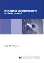 Titelbild der Veröffentlichung „Internationale Bildungsindikatoren im Ländervergleich, Ausgabe 2016 - Tabellenband“